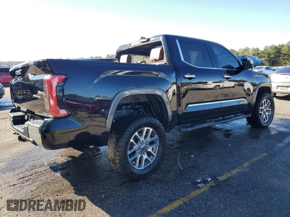 2022 Toyota Tundra 1794 Edition with VIN 5TFMA5DB2NX033703, listed as a Copart auction lot 41414545 with Not provided miles and Salvage title. Bid and sale history available at DreamBid. Image 3.