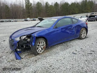 2013 Hyundai Genesis Coupe 2.0T Premium with VIN KMHHT6KDXDU082553, listed as a Copart auction lot 43928385 with 165,736 mi miles and Salvage Title. Bid and sale history available at carsss.com. Image 1.
