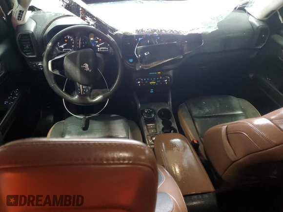 2021 Ford Bronco Sport Outer Banks with VIN 3FMCR9C66MRB35783, listed as a Copart auction lot 57086685 with 24,712 mi miles and Salvage title. Bid and sale history available at DreamBid. Image 8.