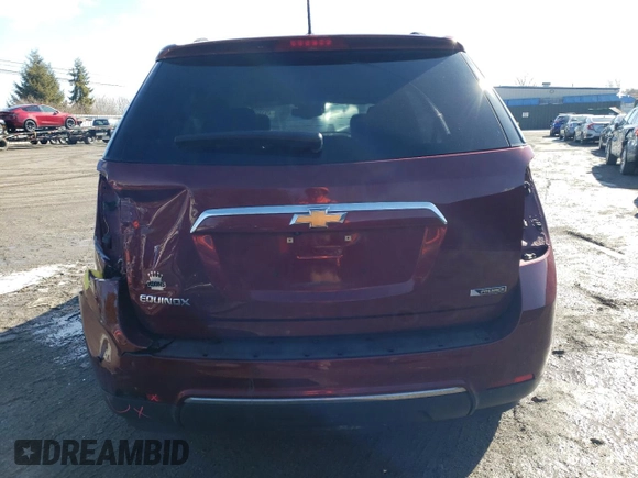 2017 Chevrolet Equinox Premier with VIN 2GNALDEK4H1537331, listed as a Copart auction lot 45190865 with 129,661 mi miles and Salvage Title. Bid and sale history available at carsss.com. Image 6.
