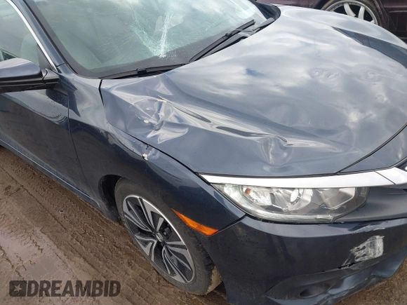 2017 Honda Civic Sedan EX-T with VIN 19XFC1F31HE005896, listed as a IAAI auction lot 41727874 with 93,261 mi miles. Bid and sale history available at carsss.com. Image 6.