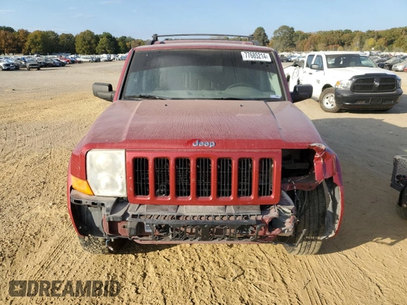 2006 Jeep Commander with VIN 1J8HH48N96C179559, listed as a Copart auction lot 77685214 with 184,513 mi miles and Clean Title. Bid and sale history available at carsss.com. Image 5.