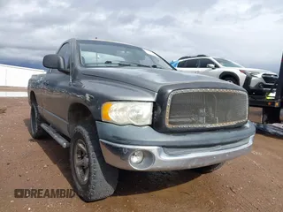 2005 Dodge 1500 SLT with VIN 1D7HU16N35J650321, listed as a IAAI auction lot 41754294 with 166,531 mi miles and . Bid and sale history available at DreamBid. Image 1.