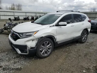 2021 Honda CR-V Touring with VIN 2HKRW2H92MH614755, listed as a Copart auction lot 51477745 with 53,803 mi miles and Salvage Title. Bid and sale history available at carsss.com. Image 1.
