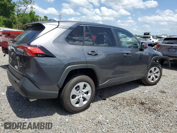 2025 Toyota RAV4 LE with VIN 2T3K1RFV0SC305544, listed as a Copart auction lot 51659605 with 2,246 mi miles and Salvage Title. Bid and sale history available at carsss.com. Image 3.