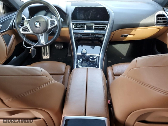 2020 BMW 8 Series 840i with VIN WBAGV4C02LCD46816, listed as a Copart auction lot 40203364 with 0 mi miles. Bid and sale history available at carsss.com. Image 8.