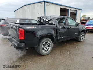 2021 Chevrolet Colorado 4WD Work Truck with VIN 1GCGTBEN0M1102002, listed as a Copart auction lot 49917105 with 57,478 mi miles and Salvage Title. Bid and sale history available at carsss.com. Image 3.