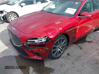 2023 Genesis G70 2.0T with VIN KMTG34TAXPU125013, listed as a IAAI auction lot 41286145 with 38,108 mi miles and . Bid and sale history available at DreamBid. Image 6.