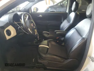 2017 FIAT 500e with VIN 3C3CFFGE9HT525304, listed as a Copart auction lot 61429425 with 33,270 mi miles and Salvage title. Bid and sale history available at DreamBid. Image 7.