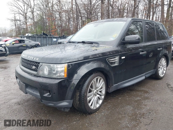 2011 Land Rover Range Rover Sport HSE LUX with VIN SALSK2D42BA294809, listed as a IAAI auction lot 41872656 with 220,795 mi miles. Bid and sale history available at carsss.com. Image 2.