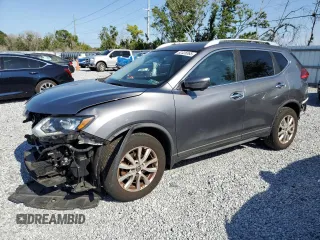 2017 Nissan Rogue SV with VIN KNMAT2MV2HP557248, listed as a Copart auction lot 52328365 with 83,446 mi miles and Salvage Title. Bid and sale history available at carsss.com. Image 1.