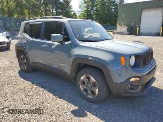 2018 Jeep Renegade Latitude with VIN ZACCJABH8JPH71093, listed as a Copart auction lot 63450115 with 199,366 mi miles and Clean title. Bid and sale history available at DreamBid. Image 4.