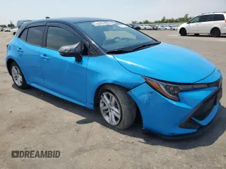 2021 Toyota Corolla Hatchback SE with VIN JTND4MBE0M3120757, listed as a Copart auction lot 63187034 with 45,238 mi miles and Salvage Title. Bid and sale history available at carsss.com. Image 4.