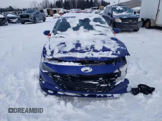 2021 Hyundai Elantra Blue z VIN KMHLM4AJ3MU005316, wystawiony jako Copart lot #46114245 z przebiegiem 89 926 mil mil oraz Szkoda całkowita • Salvage title. Historia ofert i sprzedaży dostępna na DreamBid. Obrazek 5.