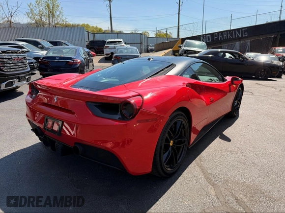 2017 Ferrari 488 z VIN ZFF79ALAXH0222413, wystawiony jako IAAI lot #42118566 z przebiegiem 35 175 mil mil oraz . Historia ofert i sprzedaży dostępna na DreamBid. Obrazek 4.