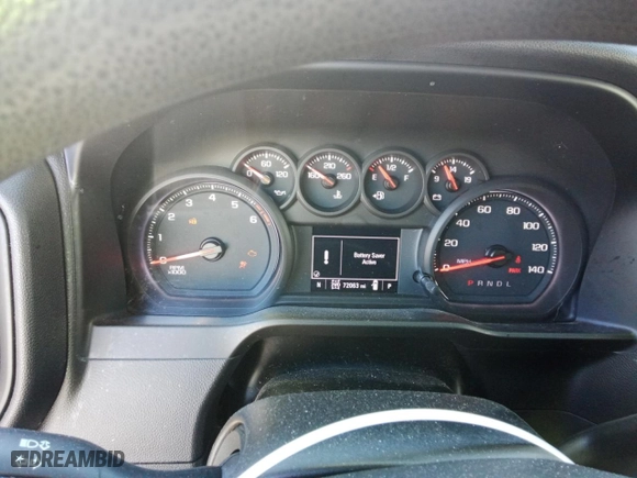 2019 Chevrolet Silverado 1500 Custom Trail Boss with VIN 1GCPYCEH3KZ236177, listed as a Copart auction lot 46128965 with 72,063 mi miles and Salvage Title. Bid and sale history available at carsss.com. Image 9.