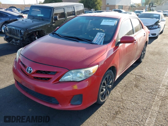 2012 Toyota Corolla L with VIN 2T1BU4EE0CC769746, listed as a IAAI auction lot 41992084 with 217,795 mi miles. Bid and sale history available at carsss.com. Image 20.