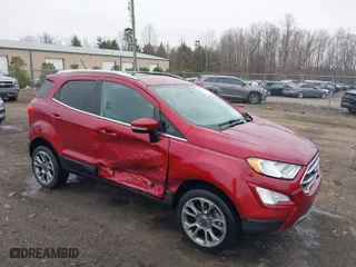 2019 Ford EcoSport Titanium with VIN MAJ6S3KL5KC252573, listed as a IAAI auction lot 41766186 with 42,638 mi miles. Bid and sale history available at carsss.com. Image 1.