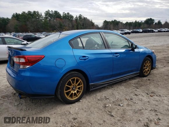 2023 Subaru Impreza with VIN 4S3GKAB61P3602222, listed as a Copart auction lot 78674434 with 19,416 mi miles and Salvage title. Bid and sale history available at DreamBid. Image 3.
