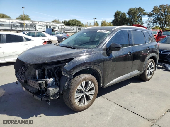 2021 Nissan Rogue SV with VIN 5N1AT3BA4MC812386, listed as a Copart auction lot 70645924 with 74,220 mi miles and Salvage Title. Bid and sale history available at carsss.com. Image 1.