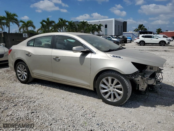 2014 Buick LaCrosse Leather with VIN 1G4GB5G35EF186382, listed as a Copart auction lot 51093685 with 88,032 mi miles and Salvage Title. Bid and sale history available at carsss.com. Image 4.