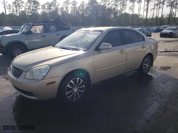 2008 Kia Optima LX with VIN KNAGE123985269767, listed as a Copart auction lot 47660265 with 176,677 mi miles and Salvage Title. Bid and sale history available at carsss.com. Image 1.
