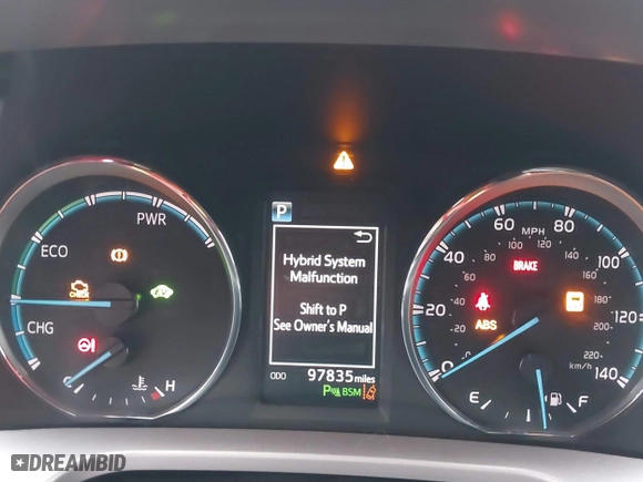 2017 Toyota RAV4 Hybrid Limited with VIN JTMDJREV5HD140010, listed as a IAAI auction lot 41925106 with 97,835 mi miles. Bid and sale history available at carsss.com. Image 7.