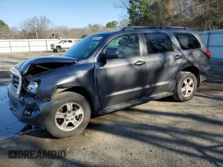 2016 Toyota Sequoia SR5 with VIN 5TDBW5G19GS142762, listed as a Copart auction lot 45338645 with 212,328 mi miles and Salvage Title. Bid and sale history available at carsss.com. Image 1.