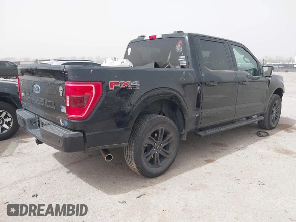 2022 Ford F-150 XL with VIN 1FTFW1E55NFA66924, listed as a IAAI auction lot 41798490 with 45,391 mi miles and . Bid and sale history available at DreamBid. Image 4.