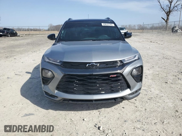 2023 Chevrolet TrailBlazer RS with VIN KL79MTSL7PB100578, listed as a Copart auction lot 49632745 with 12,508 mi miles and Salvage Title. Bid and sale history available at DreamBid. Image 5.
