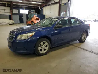 2013 Chevrolet Malibu LS with VIN 1G11B5SA5DU124760, listed as a Copart auction lot 53306075 with 127,749 mi miles and Clean Title. Bid and sale history available at carsss.com. Image 1.