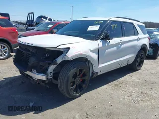 2023 Ford Explorer ST with VIN 1FM5K8GC5PGA75076, listed as a IAAI auction lot 42031194 with 41,281 mi miles. Bid and sale history available at carsss.com. Image 18.