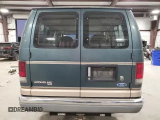 1997 Ford Econoline Commercial with VIN 1FDEE1460VHA15467, listed as a Copart auction lot 80615974 with 201,372 mi miles and Salvage Title. Bid and sale history available at carsss.com. Image 6.