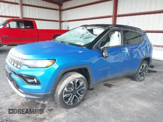 2022 Jeep Compass Limited с VIN 3C4NJDCB7NT201105, выставлен на аукционе IAAI как лот 40547926 с пробегом 12 872 миль миль и . История ставок и продаж доступна на DreamBid. Изображение 17.