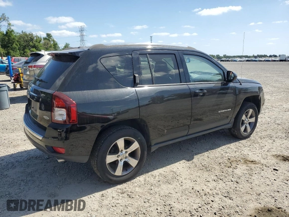 2016 Jeep Compass High Altitude Edition with VIN 1C4NJDEB6GD697021, listed as a Copart auction lot 54332755 with 104,611 mi miles and Salvage Title. Bid and sale history available at carsss.com. Image 3.