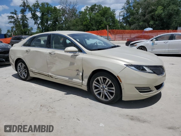 2014 Lincoln MKZ with VIN 3LN6L2G96ER817767, listed as a Copart auction lot 56537015 with 127,373 mi miles and Salvage title. Bid and sale history available at DreamBid. Image 4.