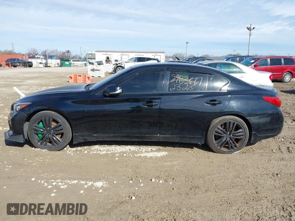 2015 Infiniti Q50 Premium z VIN JN1BV7AR3FM408819, wystawiony jako IAAI lot #41702328 z przebiegiem 162 220 mil mil oraz . Historia ofert i sprzedaży dostępna na DreamBid. Obrazek 14.