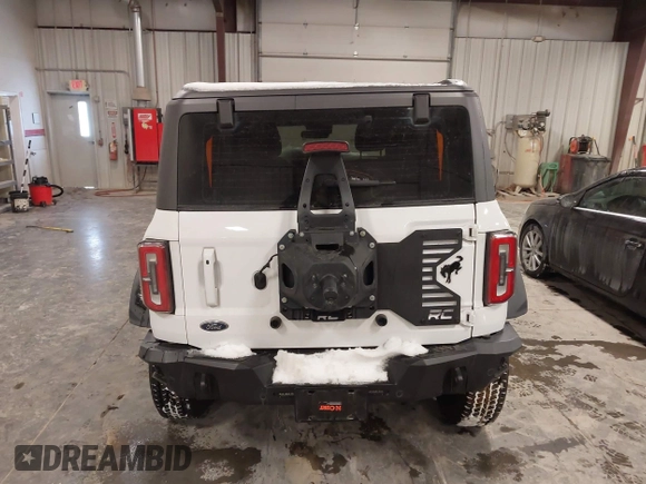 2021 Ford Bronco with VIN 1FMEE5DP6MLA71957, listed as a IAAI auction lot 41587072 with 42,896 mi miles and . Bid and sale history available at DreamBid. Image 16.