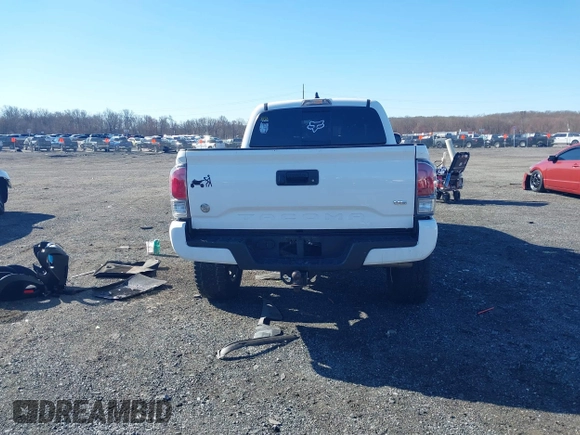 2021 Toyota Tacoma 4WD SR5 with VIN 3TYDZ5BN4MT000619, listed as a IAAI auction lot 41886686 with 91,338 mi miles. Bid and sale history available at carsss.com. Image 15.