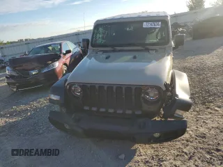 2022 Jeep Wrangler Unlimited Willys with VIN 1C4HJXDNXNW267388, listed as a Copart auction lot 72142634 with 23,631 mi miles and Salvage Title. Bid and sale history available at DreamBid. Image 5.