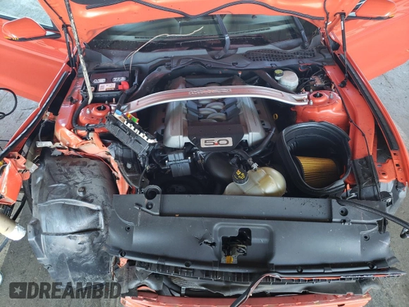2016 Ford Mustang GT Premium z VIN 1FATP8FF7G5226557, wystawiony jako Copart lot #57002045 z przebiegiem 45 507 mil mil oraz Szkoda całkowita • Salvage title. Historia ofert i sprzedaży dostępna na DreamBid. Obrazek 11.