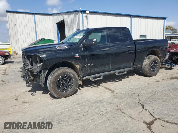 2020 Ram 2500 Tradesman with VIN 3C6UR5CL4LG206150, listed as a Copart auction lot 47637145 with 163,592 mi miles and Salvage Title. Bid and sale history available at carsss.com. Image 1.