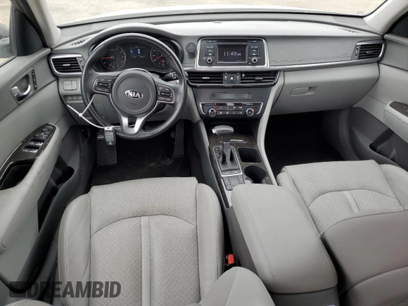 2016 Kia Optima EX with VIN 5XXGU4L32GG088462, listed as a Copart auction lot 85498164 with 35,611 mi miles and Salvage Title. Bid and sale history available at carsss.com. Image 8.