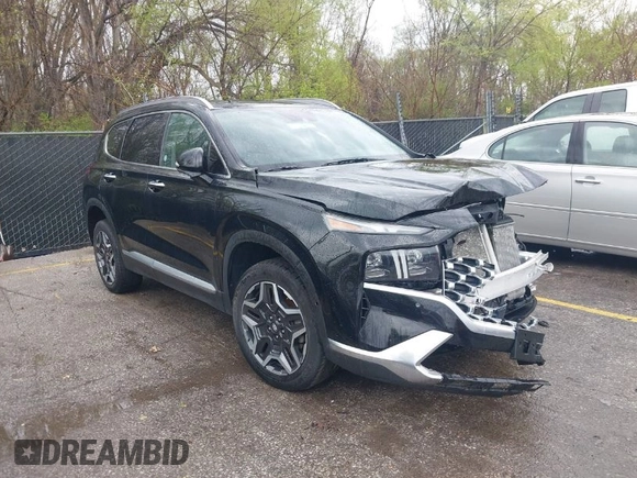 2023 Hyundai Santa Fe Limited with VIN 5NMS4DAL4PH526476, listed as a IAAI auction lot 41957120 with 52,836 mi miles. Bid and sale history available at carsss.com. Image 1.