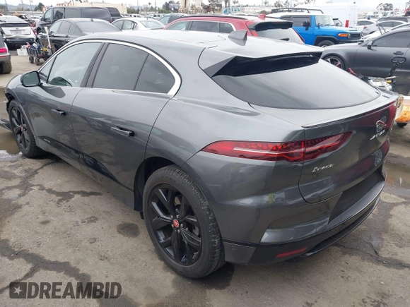 2020 Jaguar I-Pace SE with VIN SADHC2S13L1F79454, listed as a IAAI auction lot 41728860 with 32,035 mi miles and . Bid and sale history available at DreamBid. Image 3.