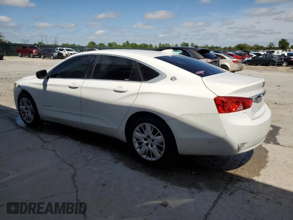 2016 Chevrolet Impala LS with VIN 2G11X5SA1G9171528, listed as a Copart auction lot 53821055 with 175,294 mi miles and Salvage title. Bid and sale history available at DreamBid. Image 2.