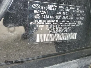 2022 Genesis G70 3.3T z VIN KMTG54TE2NU081955, wystawiony jako Copart lot #52113265 z przebiegiem 33 005 mil mil oraz Szkody całkowita. Historia ofert i sprzedaży dostępna na DreamBid. Obrazek 12.