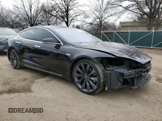 2016 Tesla Model S 70 kWh Battery with VIN 5YJSA1E16GF158450, listed as a Copart auction lot 44171305 with 143,907 mi miles and Salvage Title. Bid and sale history available at carsss.com. Image 4.
