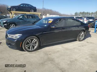 2016 BMW 7 Series 750i xDrive with VIN WBA7F2C55GG416656, listed as a Copart auction lot 44744775 with Not provided miles and Salvage title. Bid and sale history available at DreamBid. Image 1.