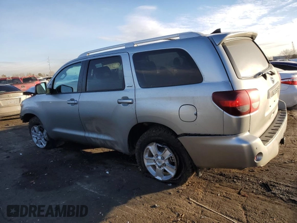2020 Toyota Sequoia SR5 with VIN 5TDBY5G17LS174999, listed as a Copart auction lot 88127315 with 24,743 mi miles and Salvage Title. Bid and sale history available at carsss.com. Image 2.